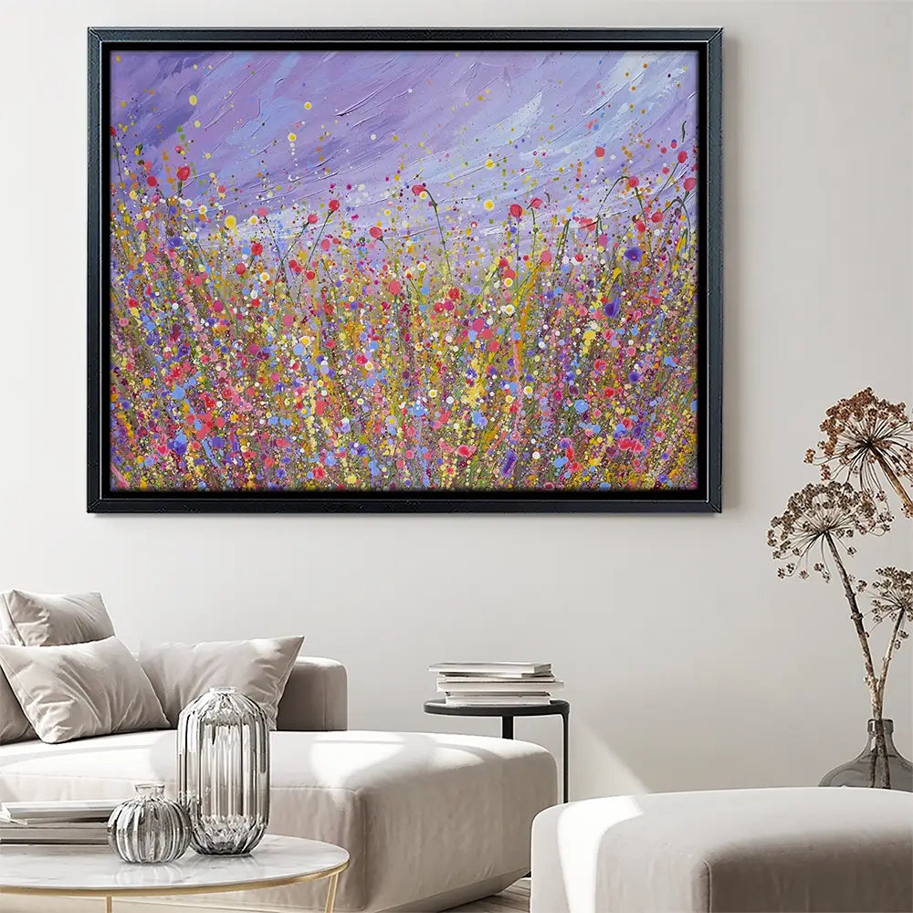 Lavender Haze Garden Canvas Print Lavender Haze Garden Canvas Print wall art product Olga Tkachyk