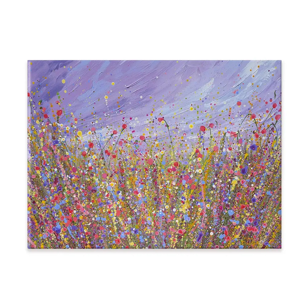 Lavender Haze Garden Canvas Print Lavender Haze Garden Canvas Print wall art product Olga Tkachyk