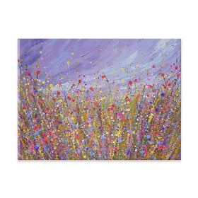 Lavender Haze Garden Canvas Print Lavender Haze Garden Canvas Print wall art product Olga Tkachyk