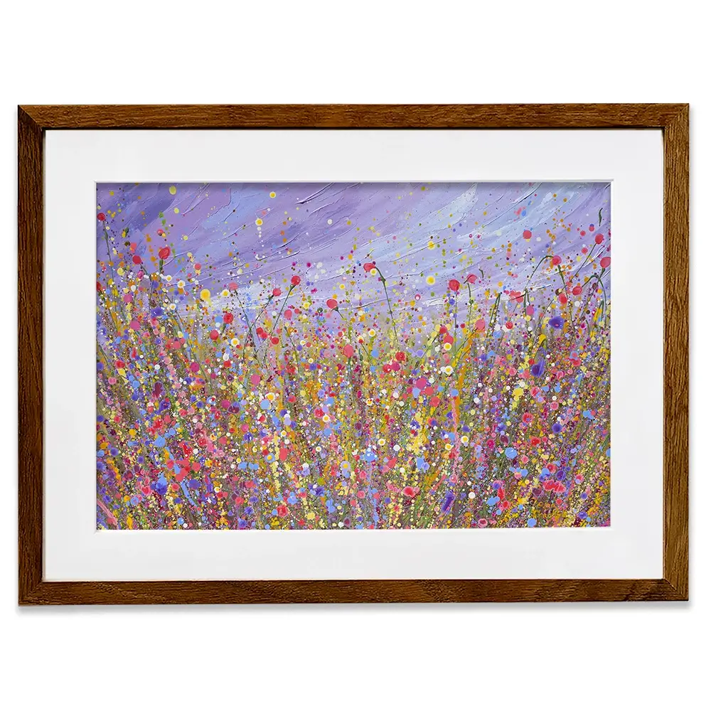 Lavender Haze Garden Framed Art Print Lavender Haze Garden Framed Art Print wall art product Olga Tkachyk