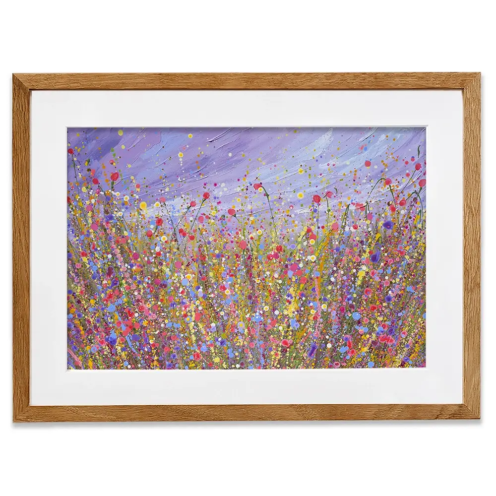 Lavender Haze Garden Framed Art Print Lavender Haze Garden Framed Art Print wall art product Olga Tkachyk