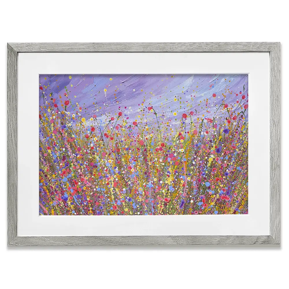 Lavender Haze Garden Framed Art Print Lavender Haze Garden Framed Art Print wall art product Olga Tkachyk