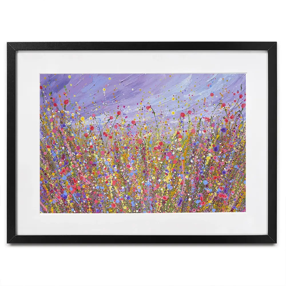 Lavender Haze Garden Framed Art Print Lavender Haze Garden Framed Art Print wall art product Olga Tkachyk