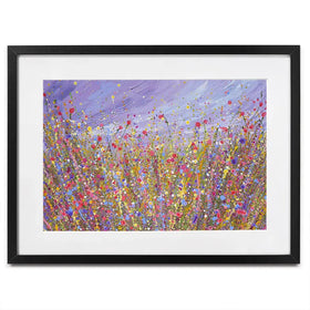 Lavender Haze Garden Framed Art Print Lavender Haze Garden Framed Art Print wall art product Olga Tkachyk