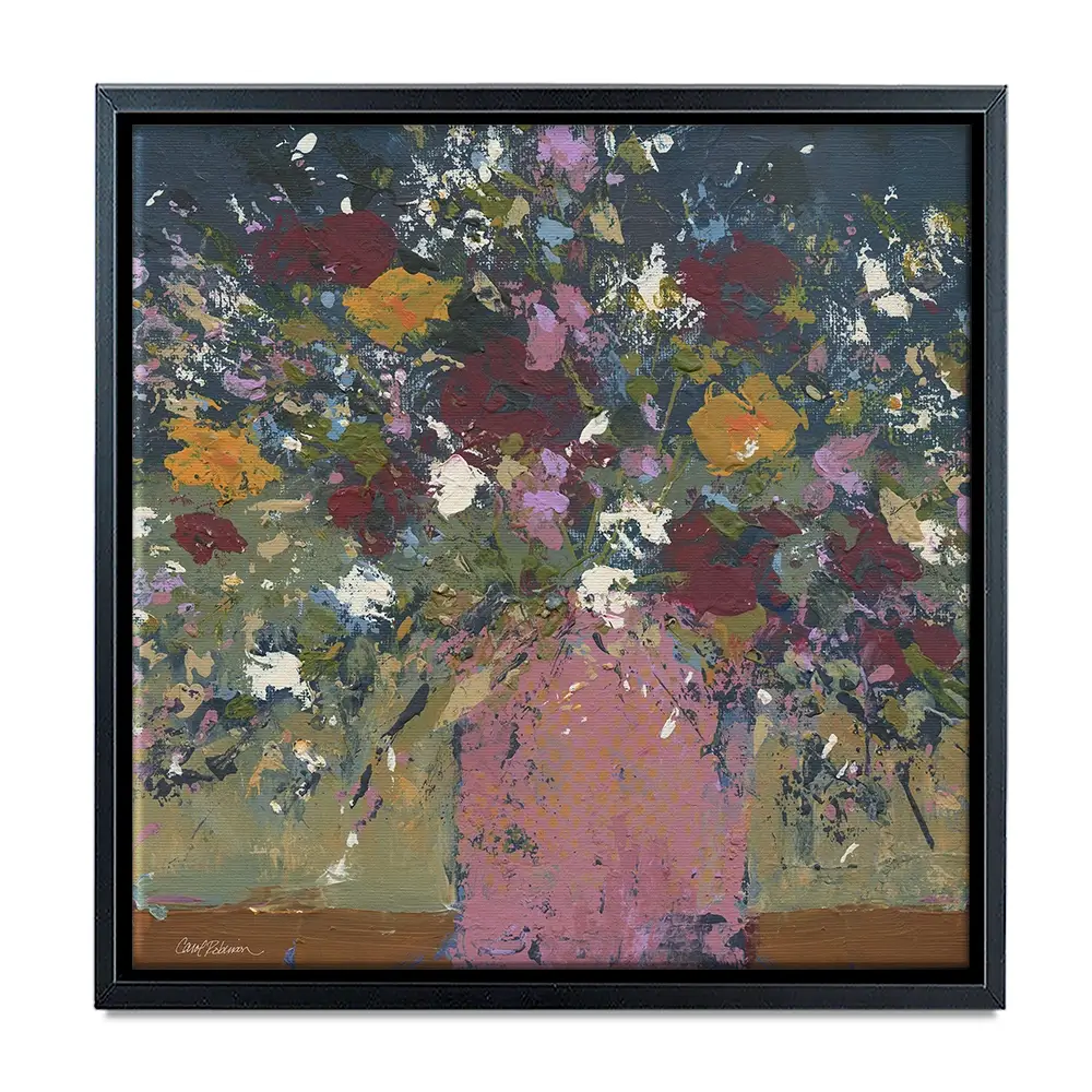 Lavish Bouquet Square Canvas Print Lavish Bouquet Square Canvas Print wall art product Carol Robinson
