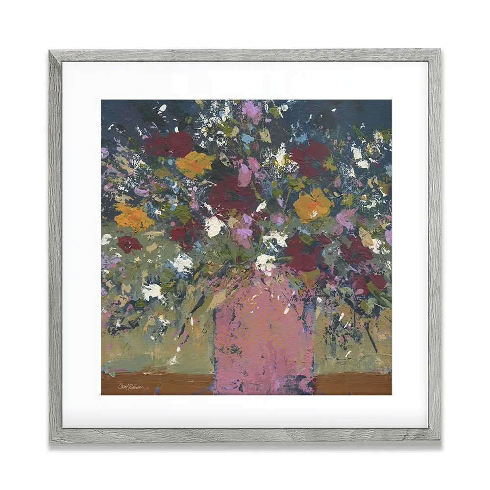 Lavish Bouquet Square Framed Art Print Lavish Bouquet Square Framed Art Print wall art product Carol Robinson