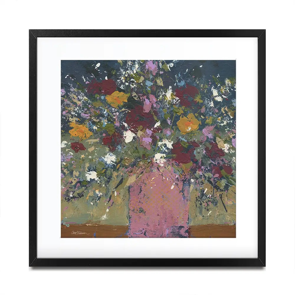 Lavish Bouquet Square Framed Art Print Lavish Bouquet Square Framed Art Print wall art product Carol Robinson