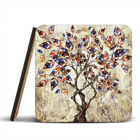 Leafy Adventure Coaster Set Leafy Adventure Coaster Set wall art product Art Print Shop