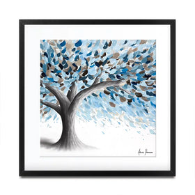 Leafy Lake Tree Square Framed Art Print Leafy Lake Tree Square Framed Art Print wall art product Ashvin Harrison