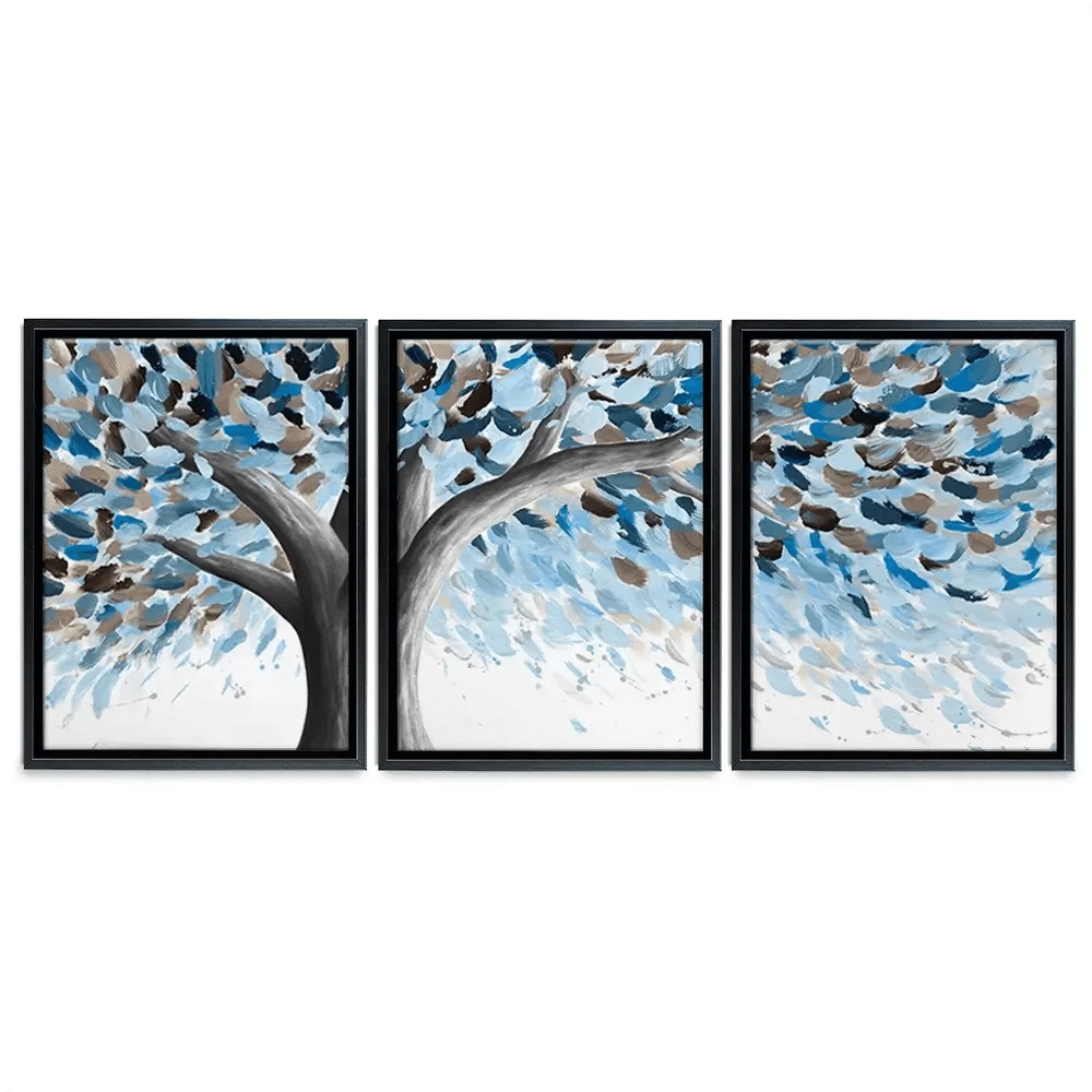 Leafy Lake Tree Trio Canvas Print Leafy Lake Tree Trio Canvas Print wall art product Ashvin Harrison