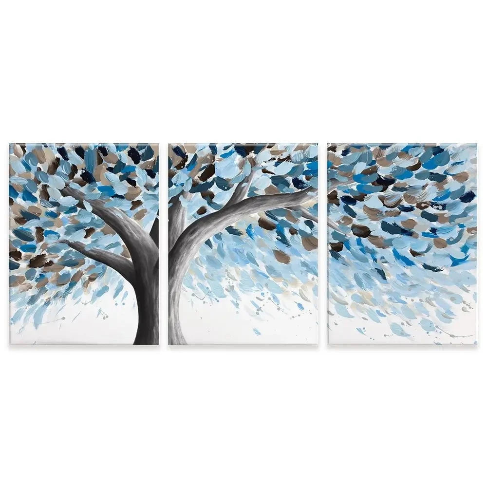 Leafy Lake Tree Trio Canvas Print Leafy Lake Tree Trio Canvas Print wall art product Ashvin Harrison