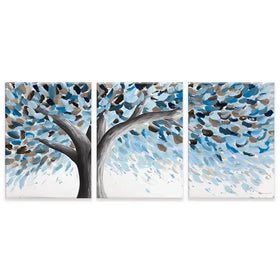 Leafy Lake Tree Trio Canvas Print Leafy Lake Tree Trio Canvas Print wall art product Ashvin Harrison