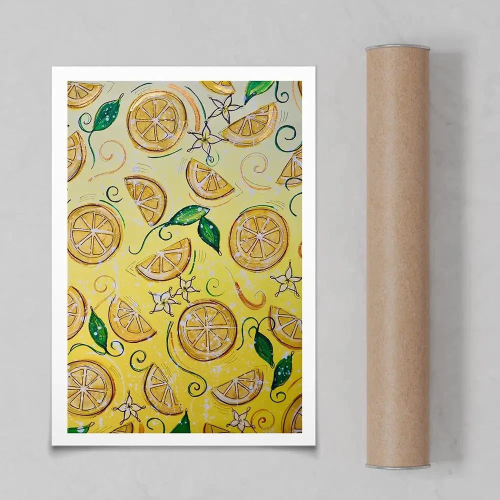 Lemons Art Print Lemons Art Print wall art product Elizabeth White