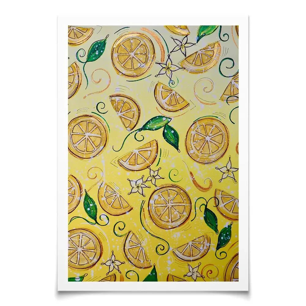 Lemons Art Print Lemons Art Print wall art product Elizabeth White
