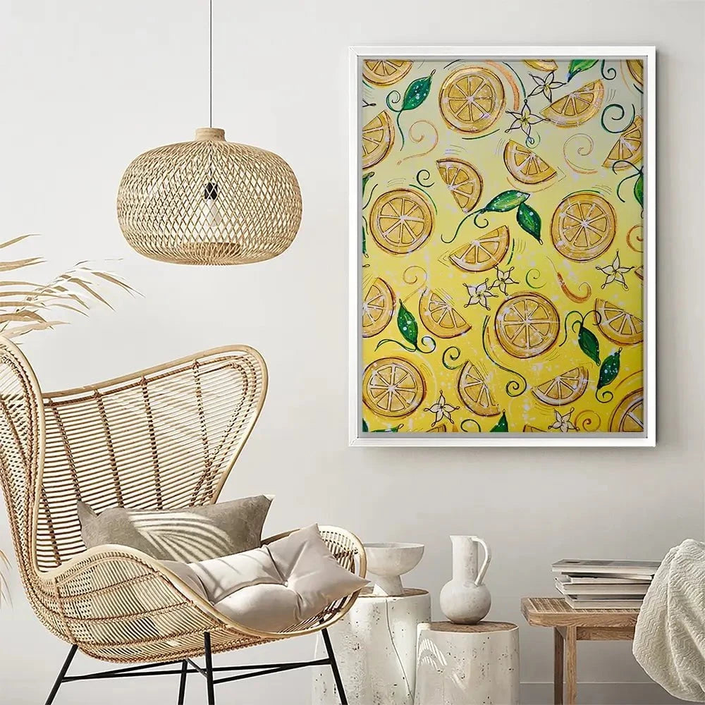 Lemons Canvas Print Lemons Canvas Print wall art product Elizabeth White