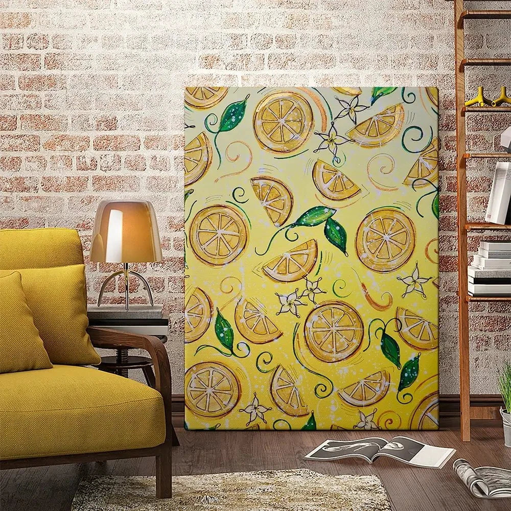Lemons Canvas Print Lemons Canvas Print wall art product Elizabeth White