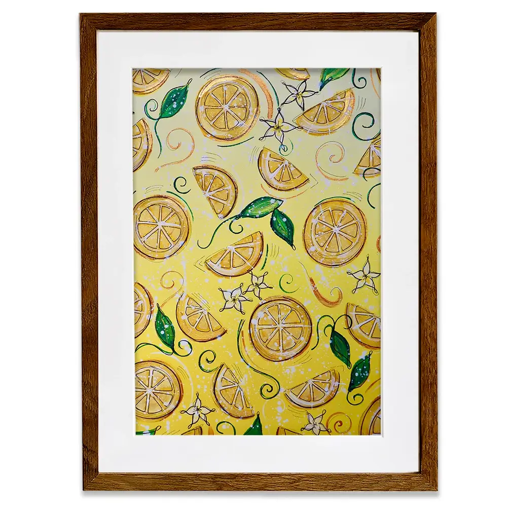 Lemons Framed Art Print Lemons Framed Art Print wall art product Elizabeth White
