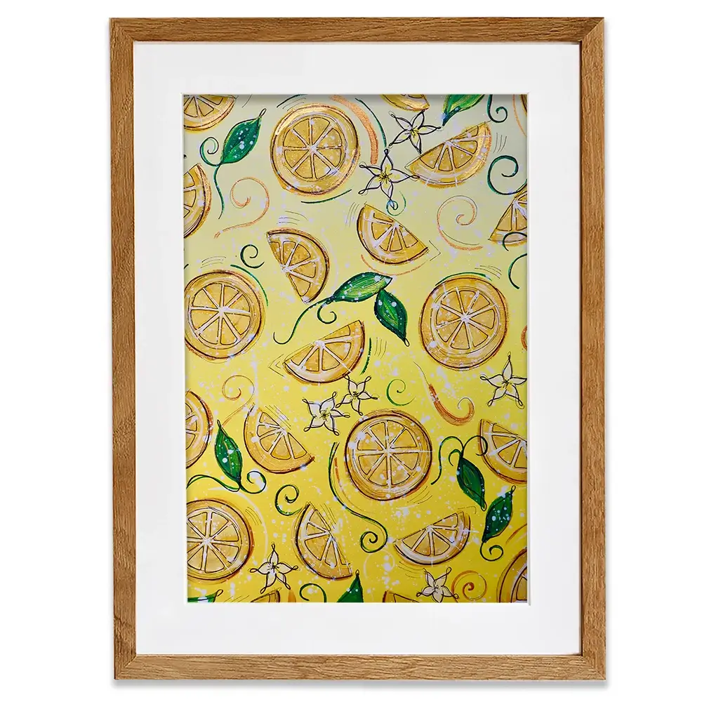 Lemons Framed Art Print Lemons Framed Art Print wall art product Elizabeth White