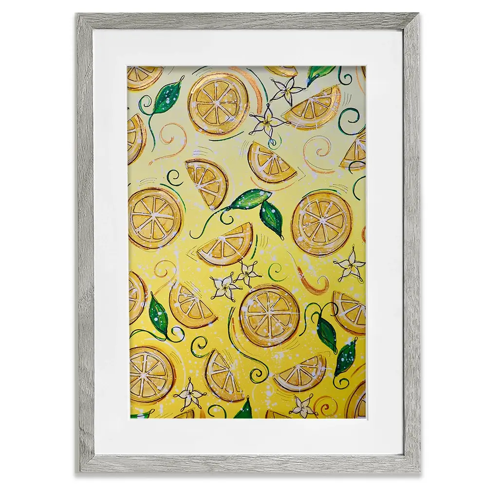 Lemons Framed Art Print Lemons Framed Art Print wall art product Elizabeth White