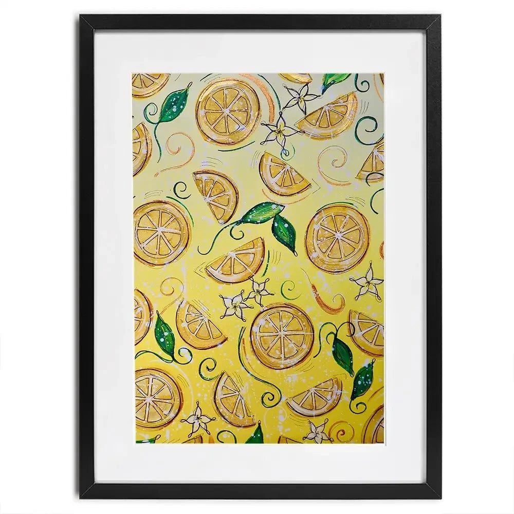 Lemons Framed Art Print Lemons Framed Art Print wall art product Elizabeth White