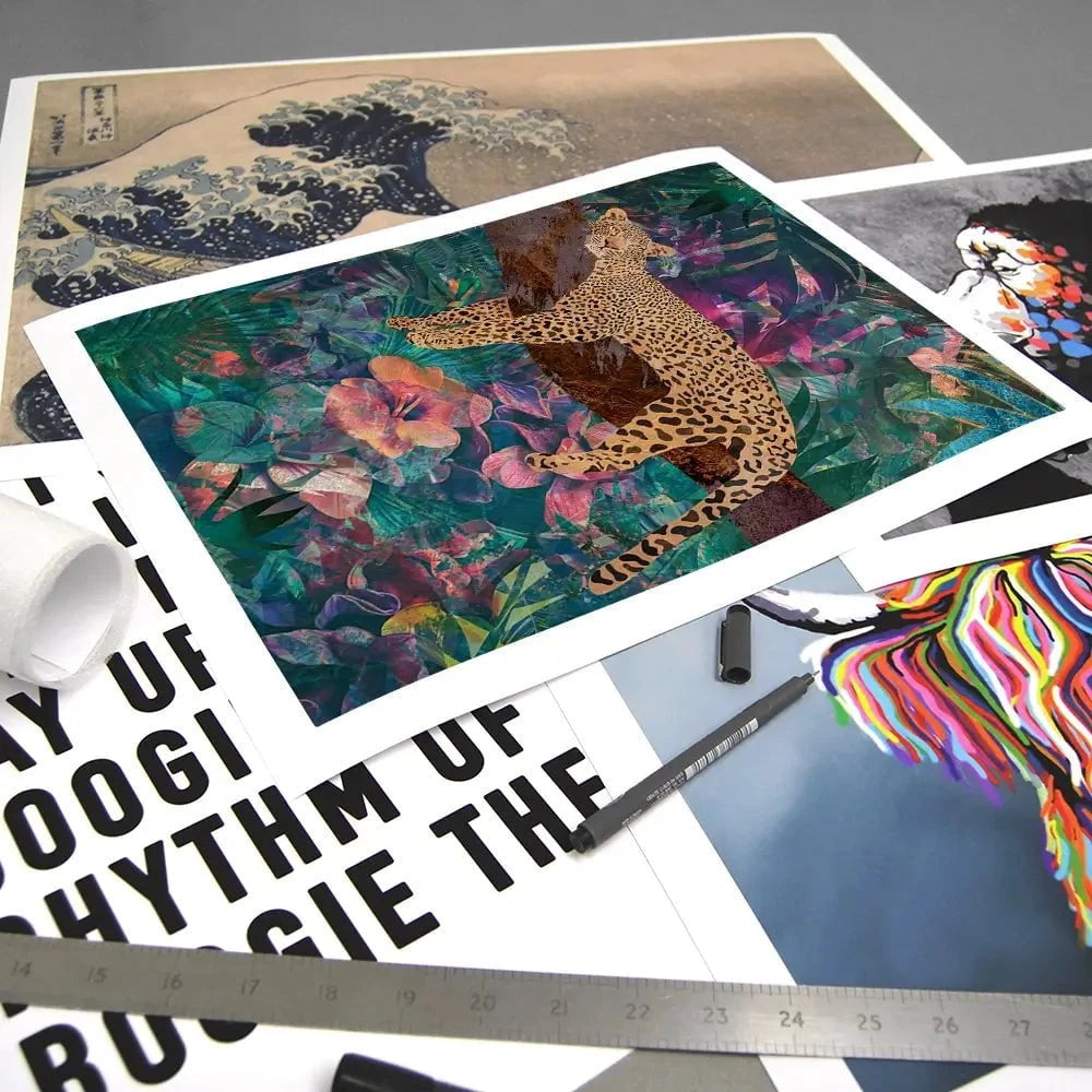 Leopard In The Jungle Art Print Leopard In The Jungle Art Print wall art product Sarah Manovski