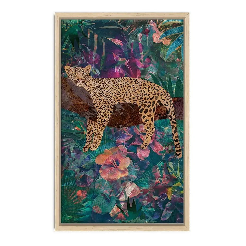 Leopard In The Jungle Canvas Print Leopard In The Jungle Canvas Print wall art product Sarah Manovski