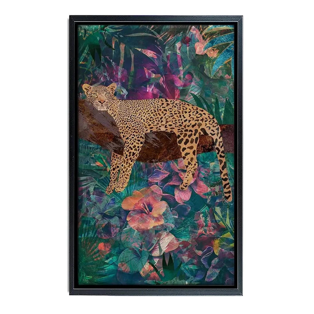 Leopard In The Jungle Canvas Print Leopard In The Jungle Canvas Print wall art product Sarah Manovski