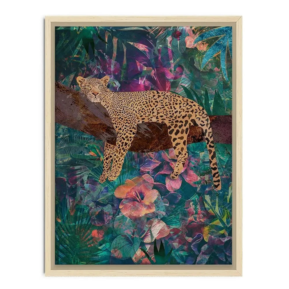 Leopard In The Jungle Canvas Print Leopard In The Jungle Canvas Print wall art product Sarah Manovski