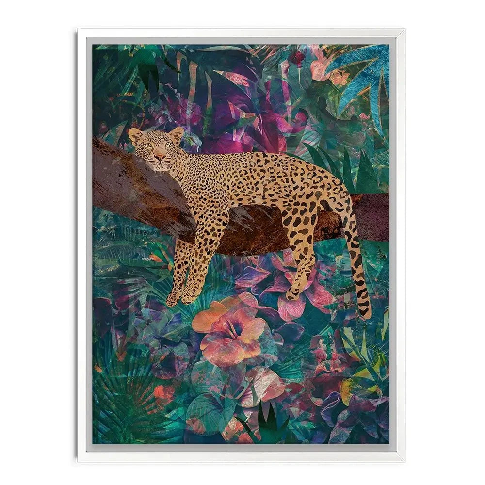 Leopard In The Jungle Canvas Print Leopard In The Jungle Canvas Print wall art product Sarah Manovski