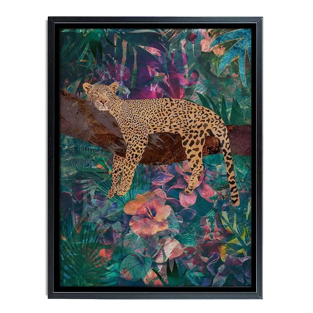 Leopard In The Jungle Canvas Print Leopard In The Jungle Canvas Print wall art product Sarah Manovski