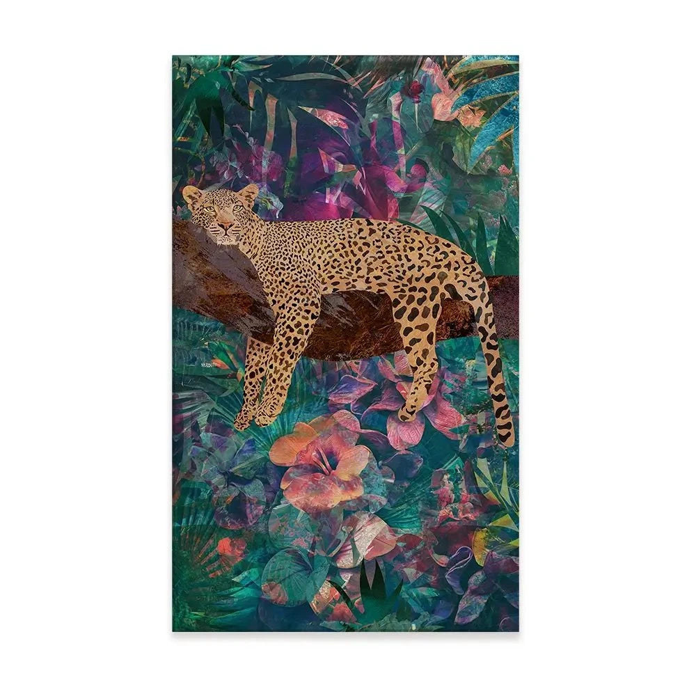 Leopard In The Jungle Canvas Print Leopard In The Jungle Canvas Print wall art product Sarah Manovski