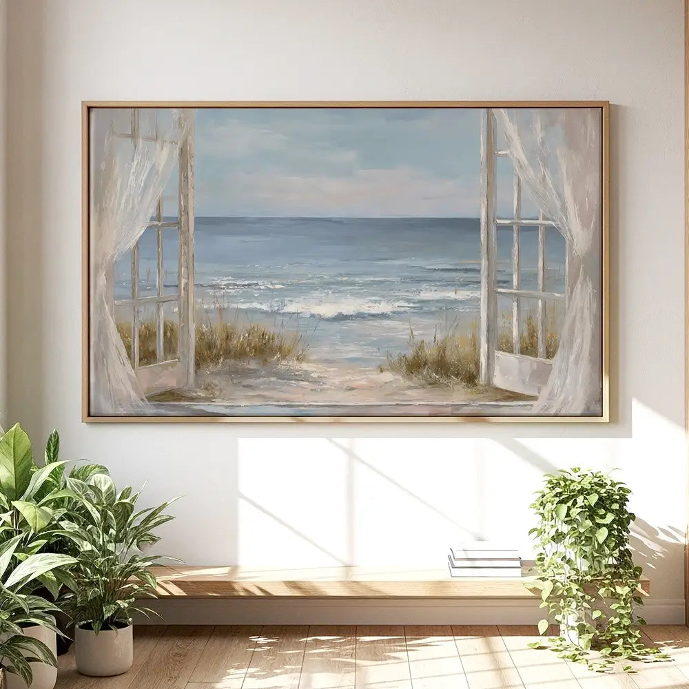 Let's Go To The Beach Oversized Canvas Print Let's Go To The Beach Oversized Canvas Print wall art product Art Print Shop