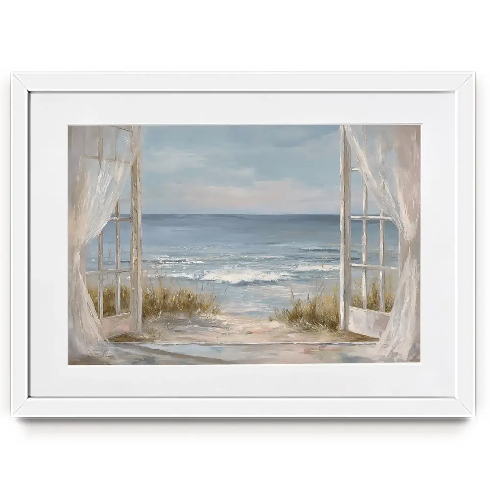 Lets Go To The Beach Framed Art Print Lets Go To The Beach Framed Art Print wall art product Petal Prints Design - Independent
