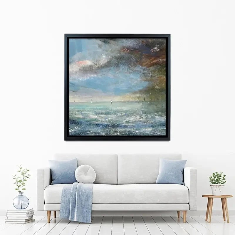 Light And Dark Sea Canvas Print Light And Dark Sea Canvas Print wall art product Craig Askew