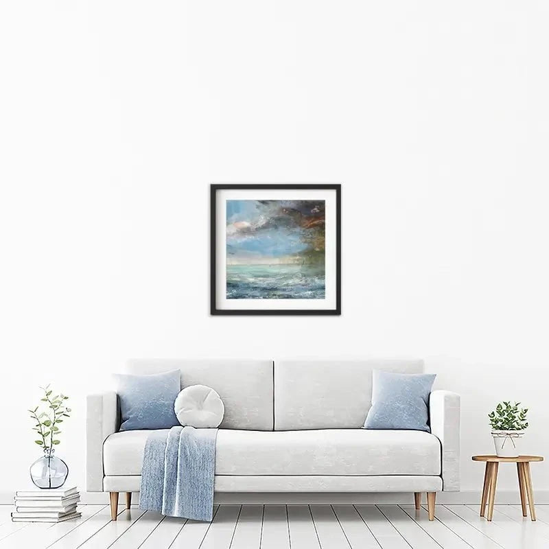 Light And Dark Sea Framed Art Print Light And Dark Sea Framed Art Print wall art product Craig Askew