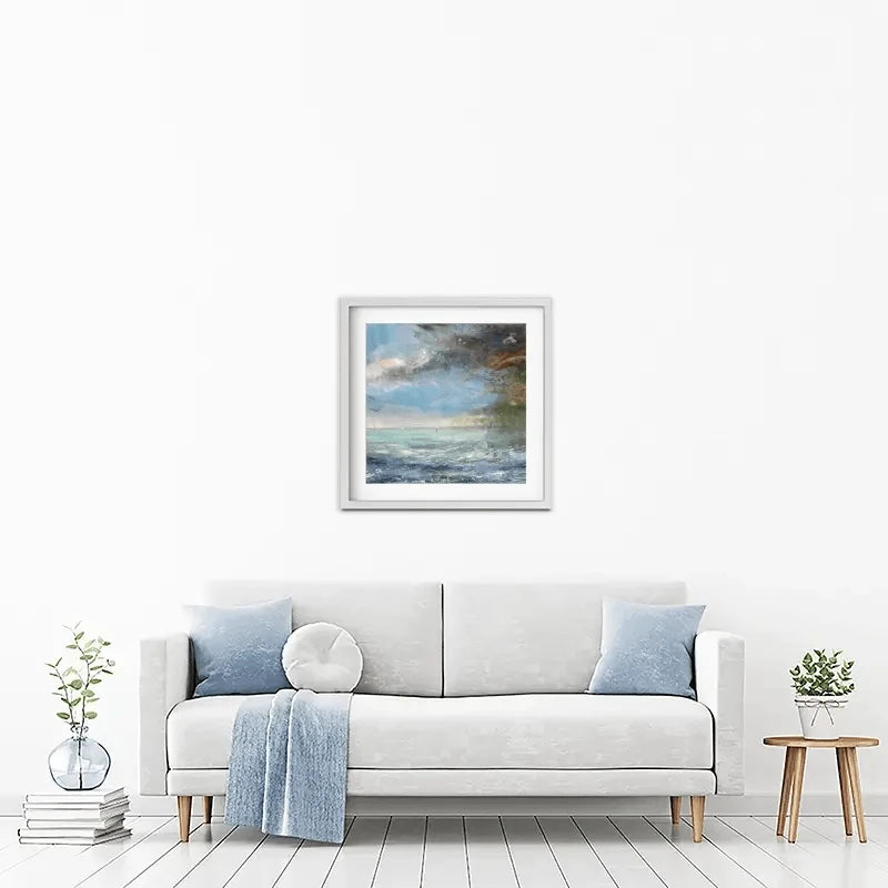 Light And Dark Sea Framed Art Print Light And Dark Sea Framed Art Print wall art product Craig Askew