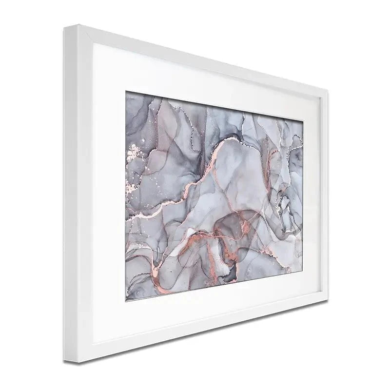 Light Grey Marble Framed Art Print Light Grey Marble Framed Art Print wall art product djero.adlibeshe yahoo.com / Shutterstock
