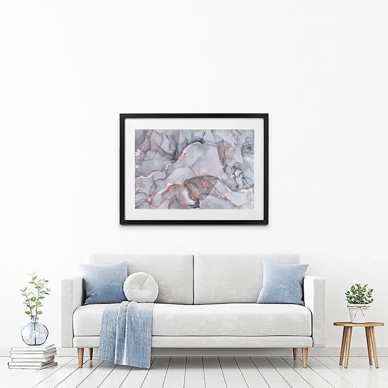 Light Grey Marble Framed Art Print Light Grey Marble Framed Art Print wall art product djero.adlibeshe yahoo.com / Shutterstock