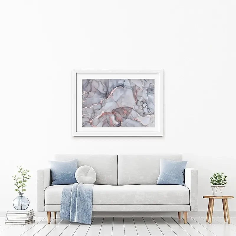 Light Grey Marble Framed Art Print Light Grey Marble Framed Art Print wall art product djero.adlibeshe yahoo.com / Shutterstock