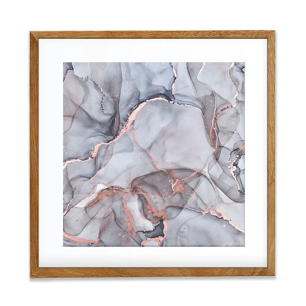 Light Grey Marble Square Framed Art Print Light Grey Marble Square Framed Art Print wall art product Art Print Shop