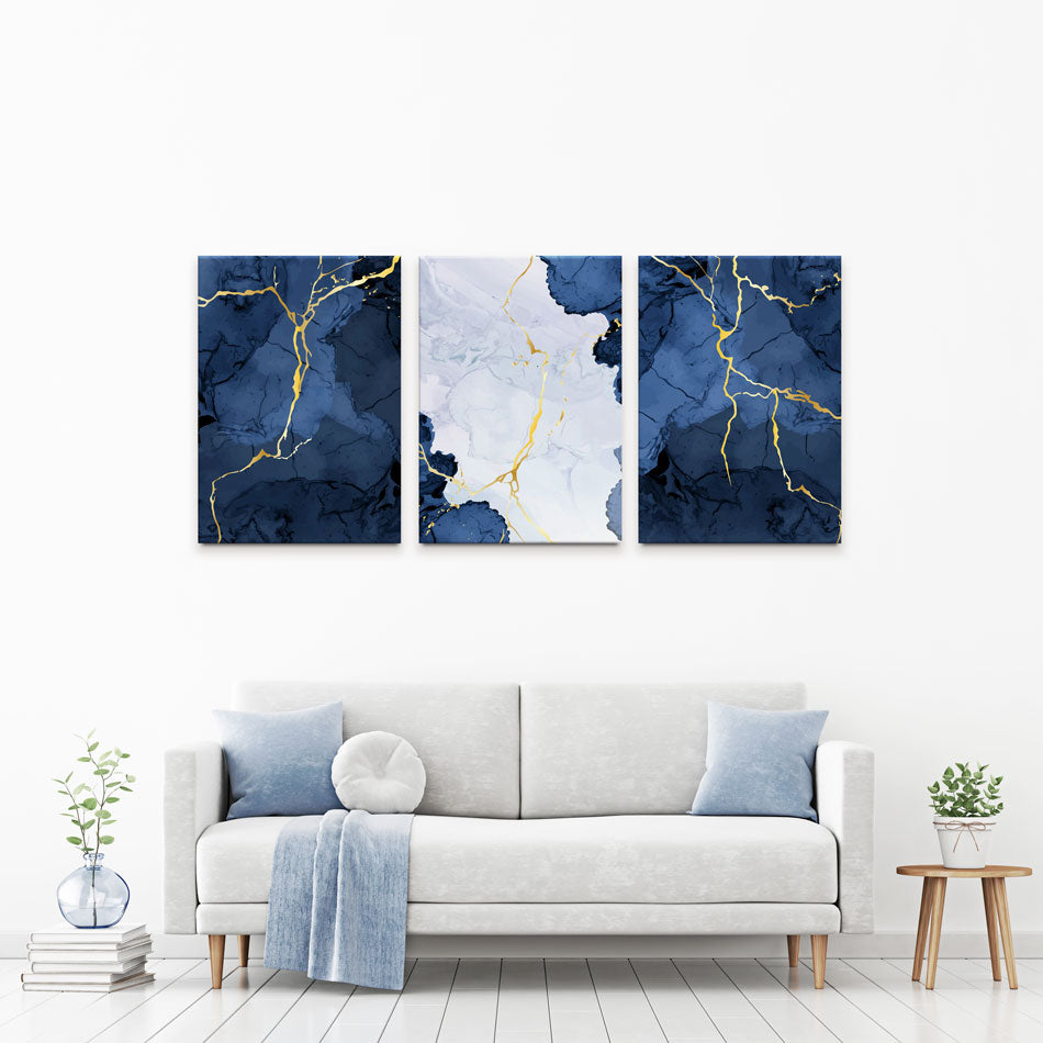 Lightening Trio Canvas Print Lightening Trio Canvas Print wall art product lavendertime / Shutterstock