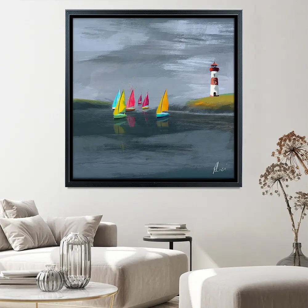Lighthouse Canvas Print Lighthouse Canvas Print wall art product Aimee Linzi