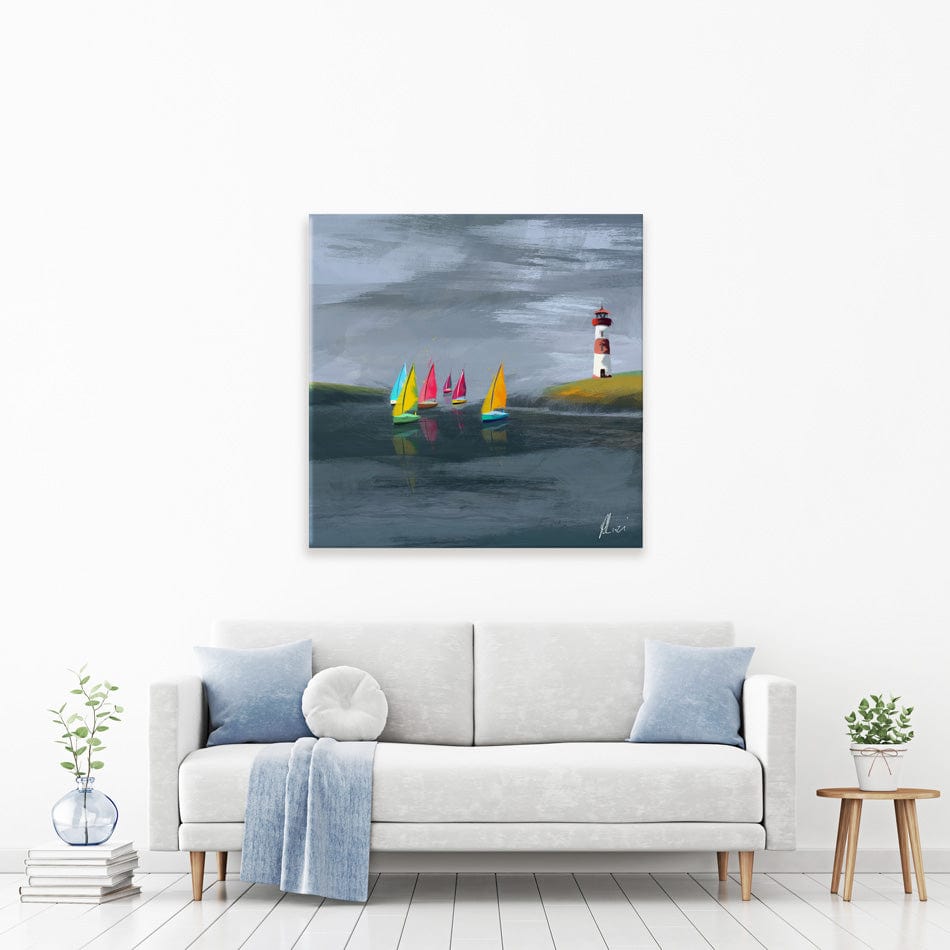 Lighthouse Canvas Print wall art product Aimee Linzi