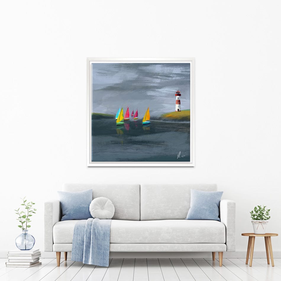 Lighthouse Canvas Print wall art product Aimee Linzi