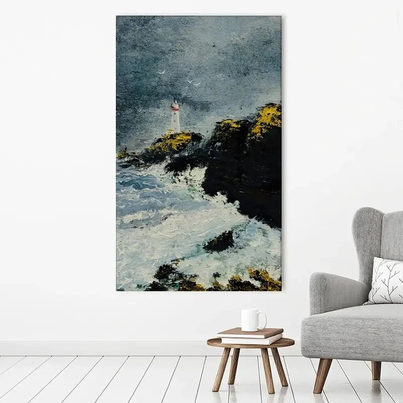 Lighthouse Canvas Print Lighthouse Canvas Print wall art product Violeta Allaberdieva