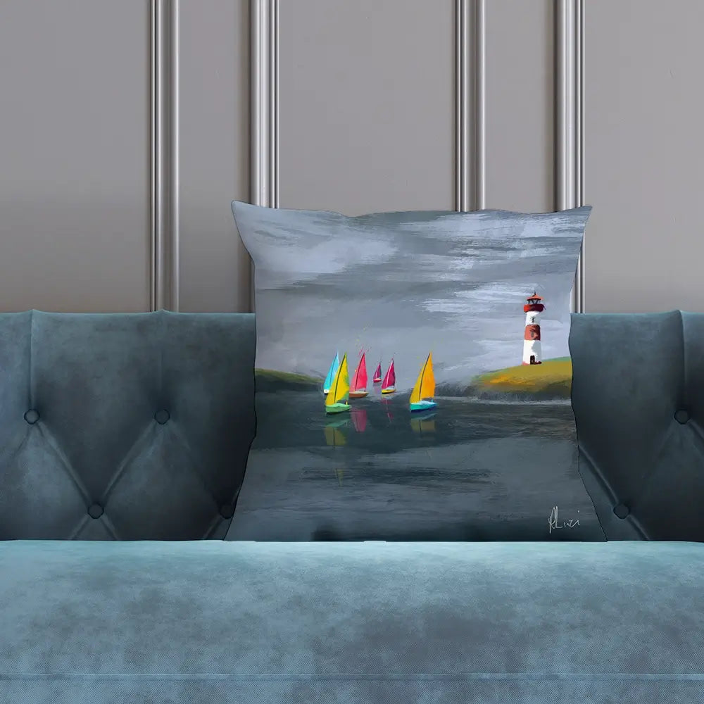 Lighthouse Cushion Lighthouse Cushion wall art product Aimee Linzi