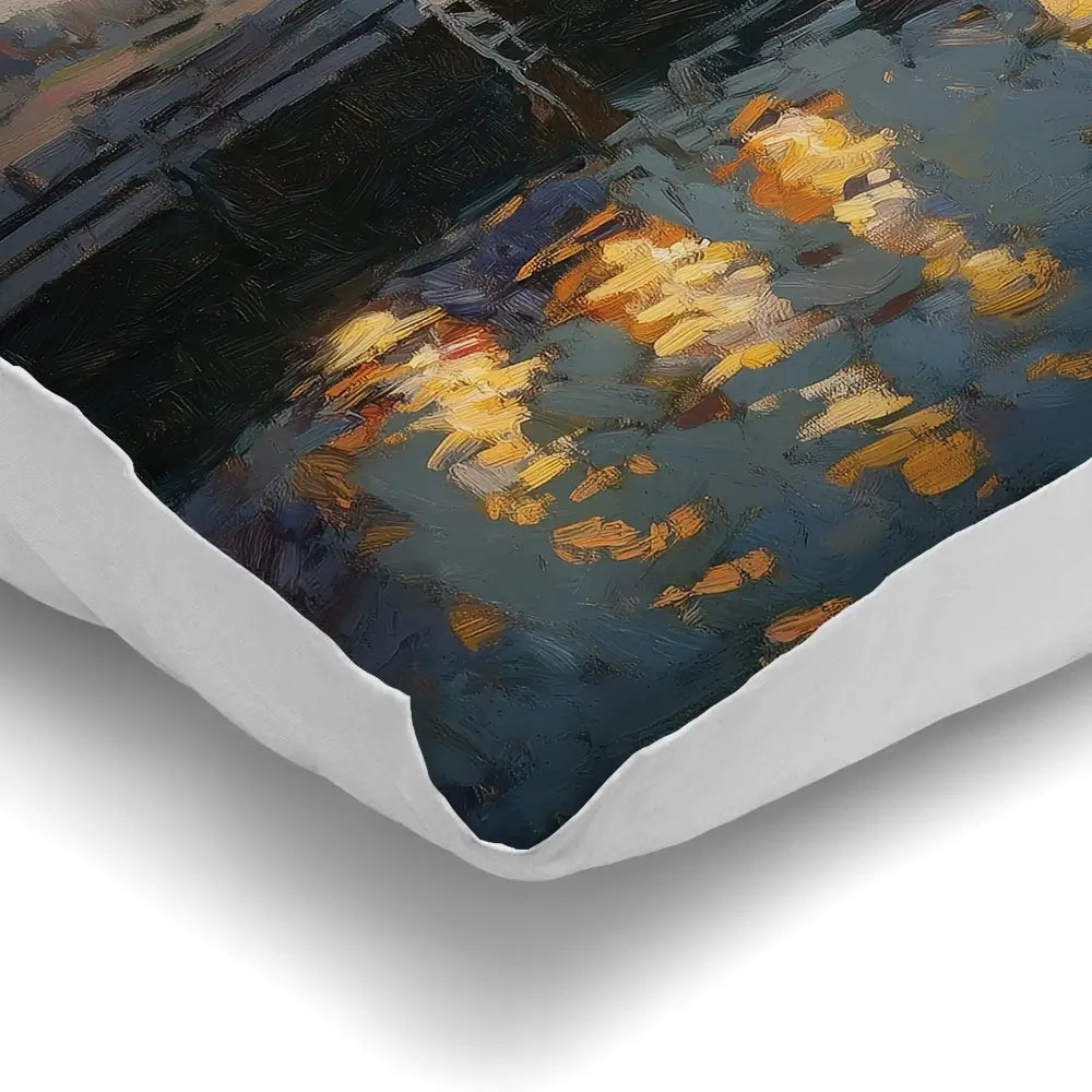 Lights In Windows Cushion Lights In Windows Cushion wall art product Tanya Ocean