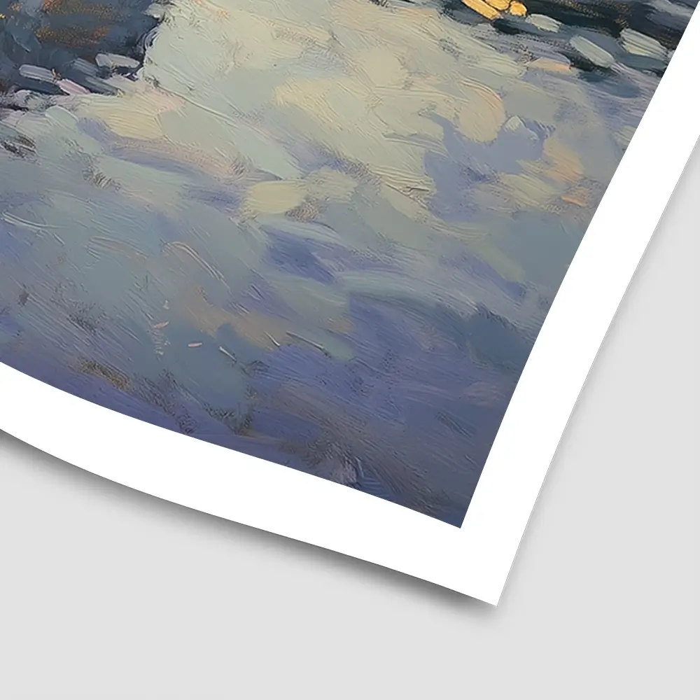 Lights In Windows Square Art Print Lights In Windows Square Art Print wall art product Tanya Ocean