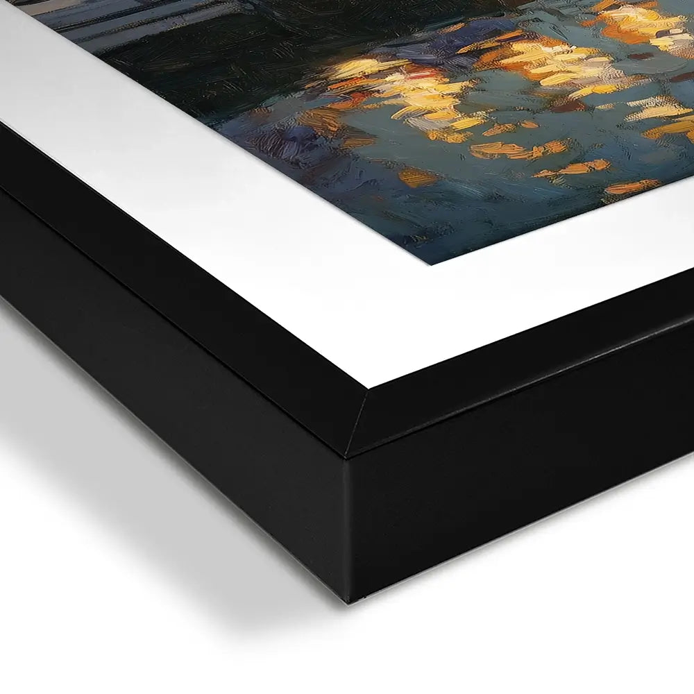 Lights In Windows Square Framed Art Print Lights In Windows Square Framed Art Print wall art product Tanya Ocean