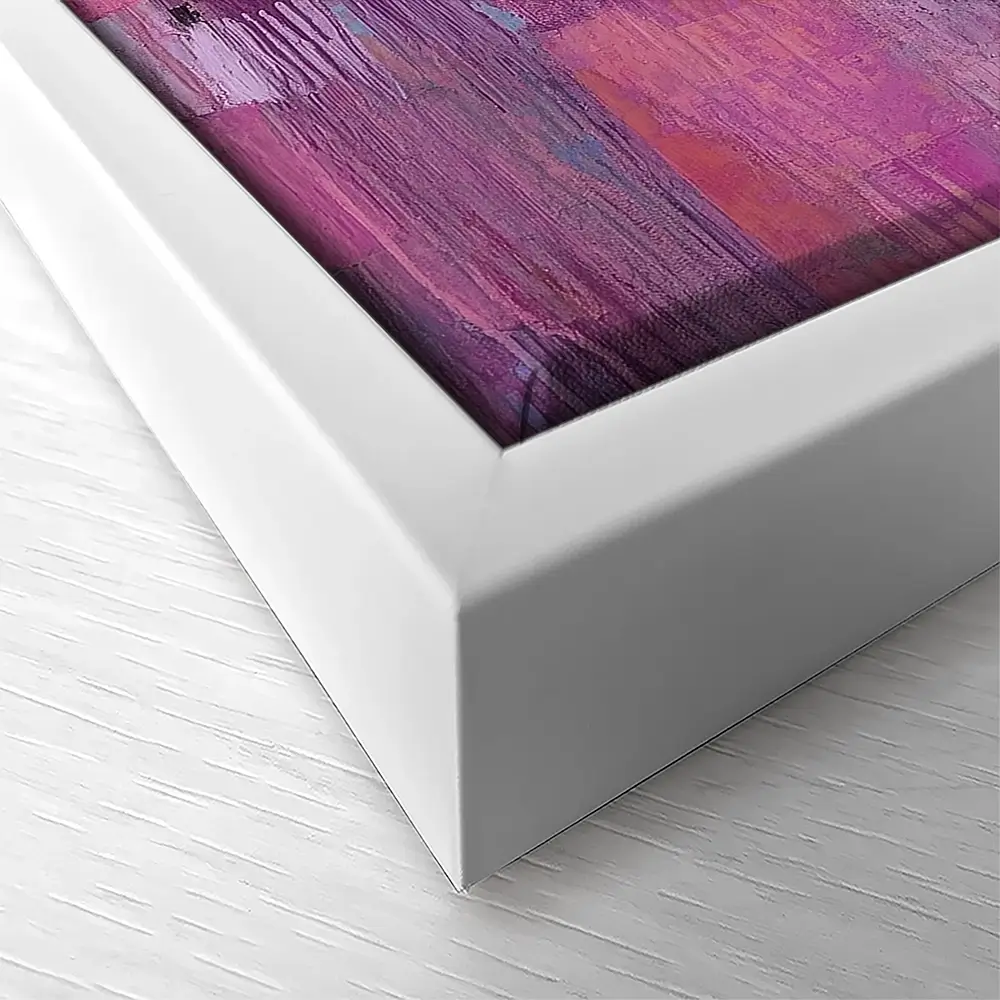Lilac Patchwork Canvas Print Lilac Patchwork Canvas Print wall art product Tanya Ocean